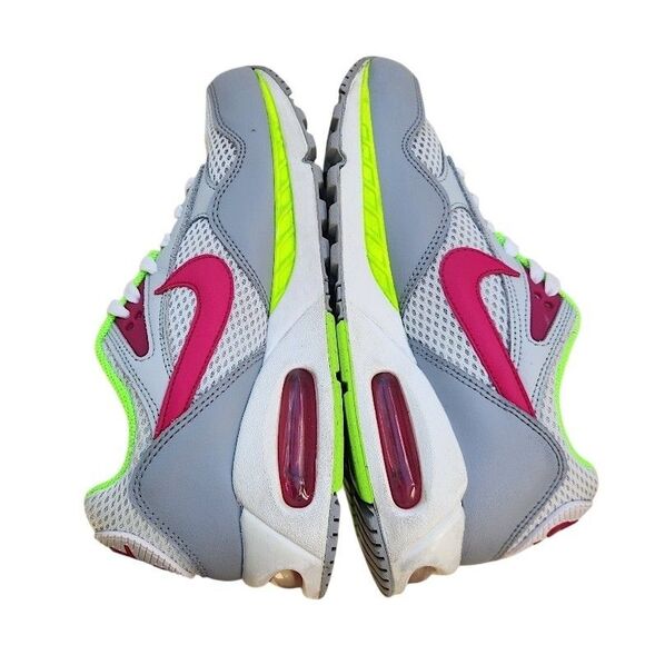 Nike Air Max Correlate White Pink Lime Green Leather Comfort Womens Size 8.5 - Picture 3 of 15